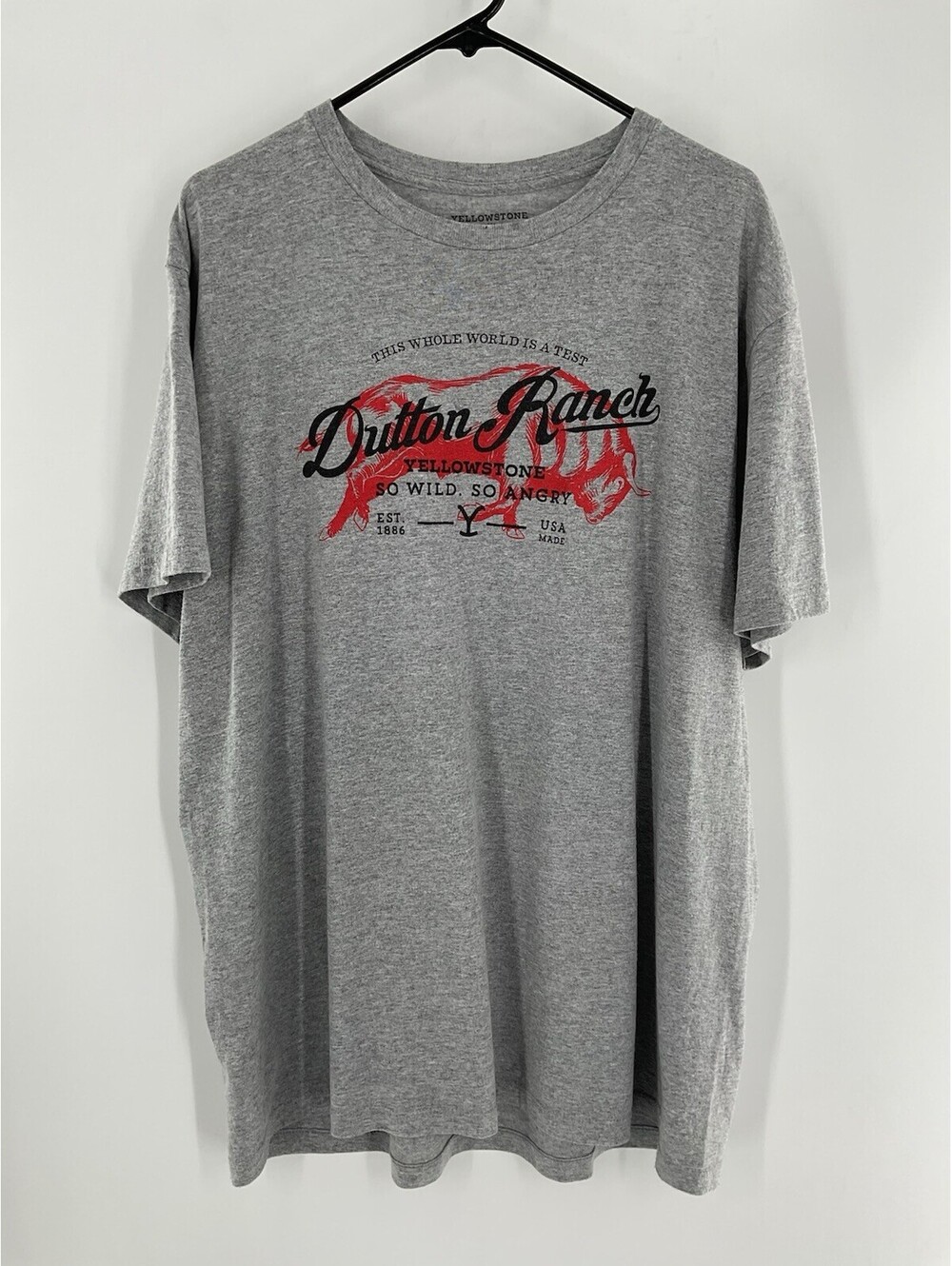Paramount Network Dutton Ranch Yellowstone T-Shirt Men’s Extra Large 135